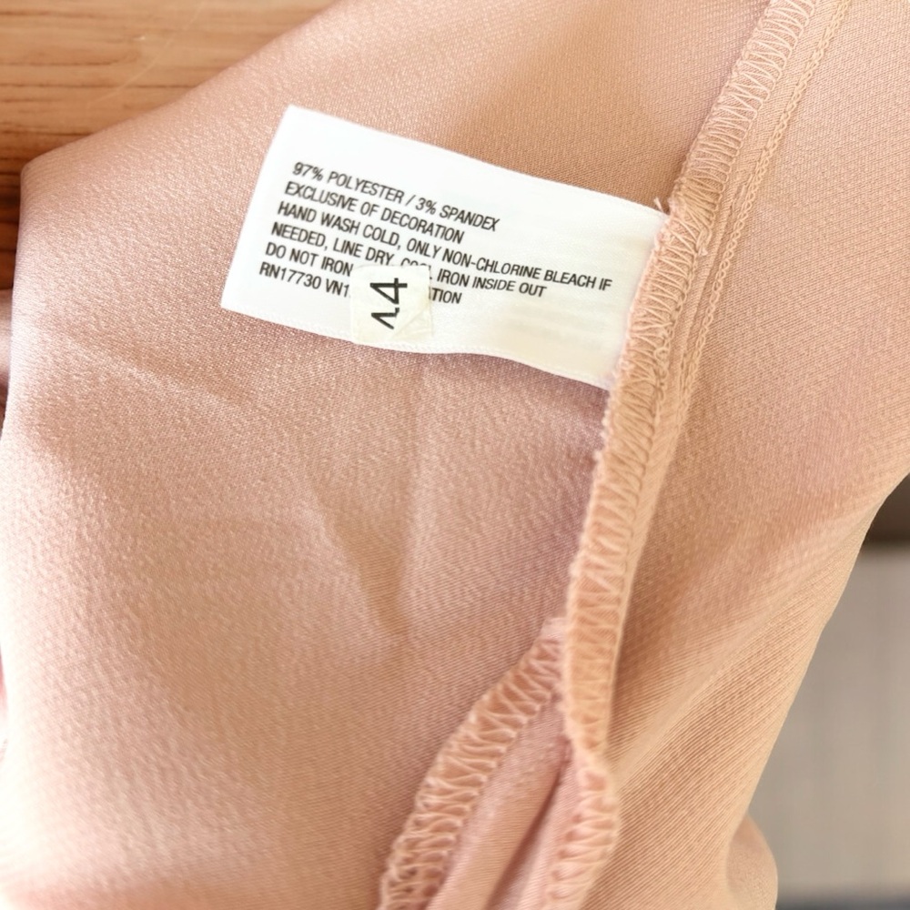 Petal pink slip dress w/jewels - NWT! - Picture 6 of 9